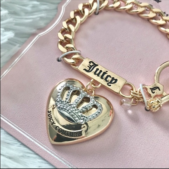 NWT JUICY COUTURE bracelet heart chunky - Picture 2 of 3
